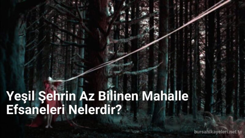 Yeşil Şehrin Az Bilinen Mahalle Efsaneleri Nelerdir? - bursahikayeleri.net.tc